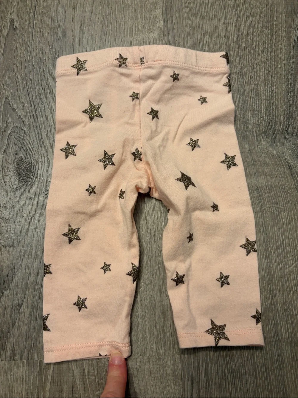 Baby Girl's Little Marc Jacob's Pink Star Print Leggings- Size 3 Months- NWOT